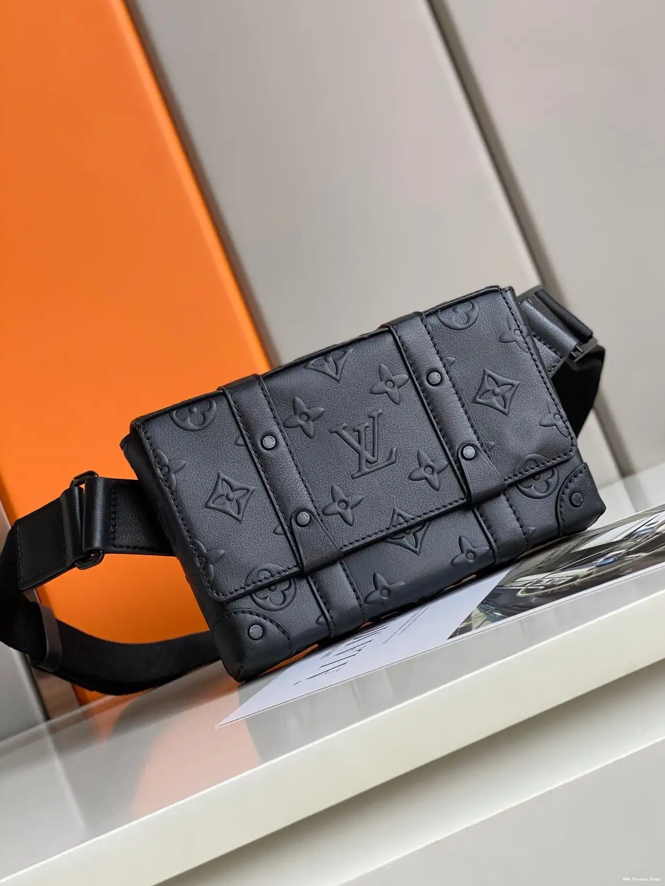 AAA Pruses Bags LOUIS TRUNK VUITTON SLINGBAG 0707